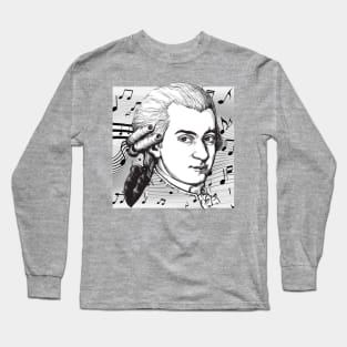 Wolfgang Amadeus Mozart Long Sleeve T-Shirt